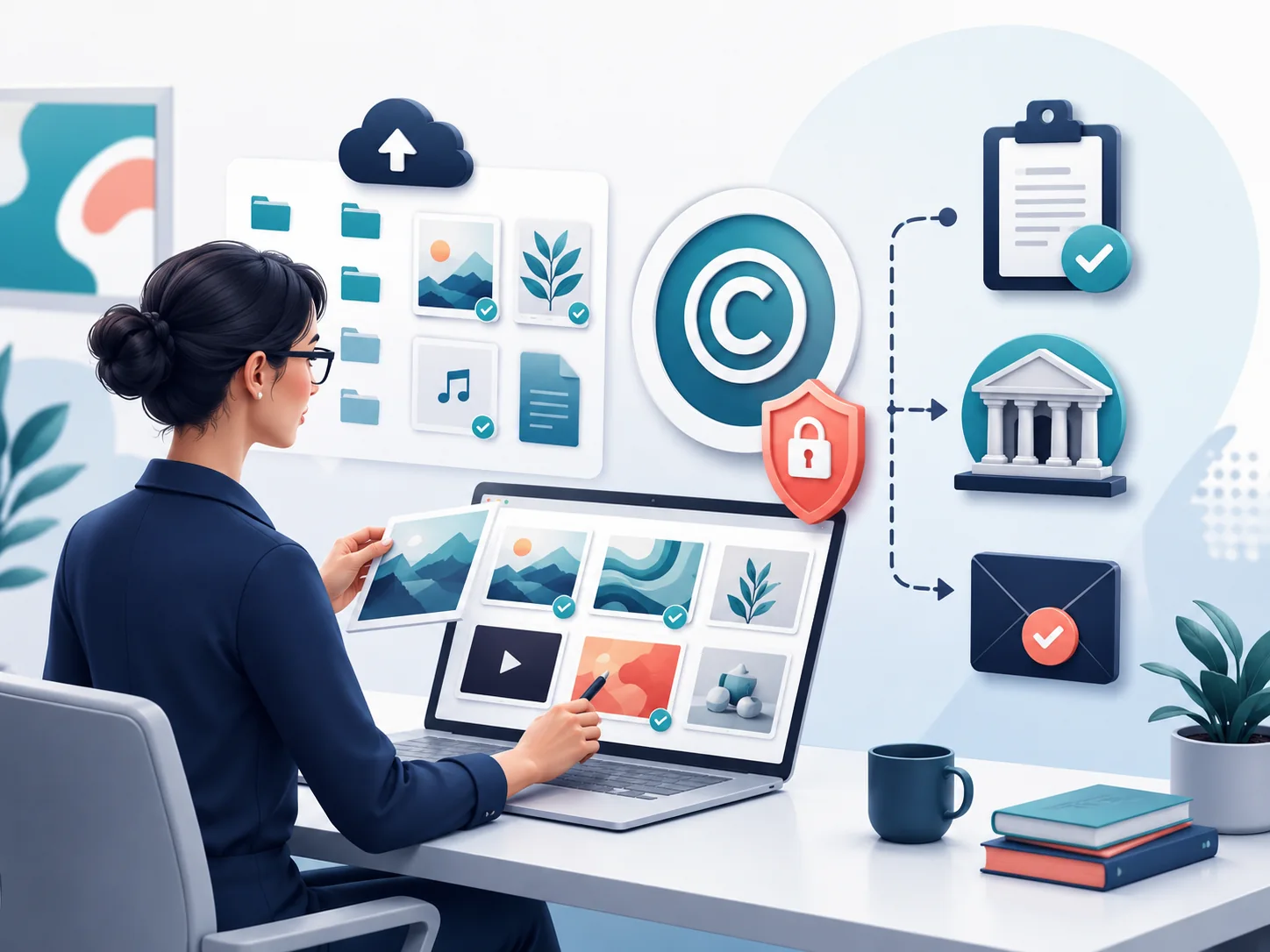 Copyright registration support